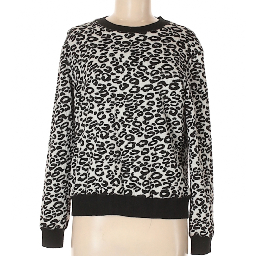 Rebecca Taylor Animal Print Sweatshirt